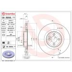 Brembo Bremsscheibe Vorderachse 09.B956.11 Brembo Bremsscheibe Vorderachse 09.B956.11