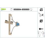 Valeo Fensterheber 850884 Valeo Fensterheber 850884