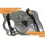 VAICO V10-1849 Fensterheber vorne rechts, ohne Motor, mit Trägerplatte, elektrisch VAICO V10-1849 Fensterheber vorne rechts, ohne Motor, mit Trägerplatte, elektrisch