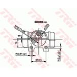 TRW Bremsrolle BWF119 TRW Bremsrolle BWF119