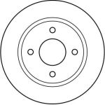 Bremsscheibe Nissan P. Micra DF2611 Bremsscheibe Nissan P. Micra DF2611