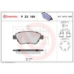 BREMBO Bremsklötze VA P 23 169 BREMBO Bremsklötze VA P 23 169