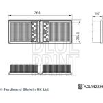 febi BLUE PRINT Luftfilter ADL142229