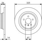 Bremsscheibe 0 986 479 D10 Bremsscheibe 0 986 479 D10