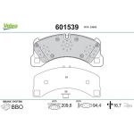 Valeo Bremsbelagsatz 601539 Valeo Bremsbelagsatz 601539