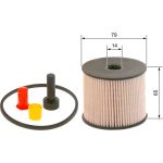 Bosch Kraftstofffilter 1457070000 Bosch Kraftstofffilter 1457070000