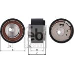 FEBI BILSTEIN Spannrolle 17769 FEBI BILSTEIN Spannrolle 17769