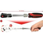 KS TOOLS Kniehebel-Teleskopratsche mit Gelenk 1/4 SlimPOWER, 72 Zähne 914.1420 KS TOOLS Kniehebel-Teleskopratsche mit Gelenk 1/4 SlimPOWER, 72 Zähne 914.1420