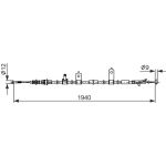 Handbremsseil 1987482852 Handbremsseil 1987482852