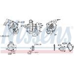 NISSENS Turbolader 93667 NISSENS Turbolader 93667