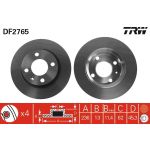 TRW Bremsscheibe Skoda P. Felicia DF2765 TRW Bremsscheibe Skoda P. Felicia DF2765