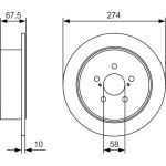 Bremsscheibe 0 986 479 A82 Bremsscheibe 0 986 479 A82
