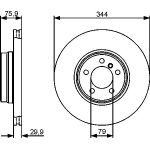 Bosch Bremsscheibe Vorderachse 0 986 479 475 Bosch Bremsscheibe Vorderachse 0 986 479 475