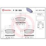 BREMBO Bremsklötze VA P 30 055 BREMBO Bremsklötze VA P 30 055
