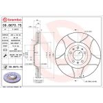 Brembo Bremsscheibe 09.8670.75 Brembo Bremsscheibe 09.8670.75