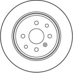 Bremsscheibe Opel T. Vectra A DF2663 Bremsscheibe Opel T. Vectra A DF2663
