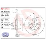 80 481 037 Bremsscheibe VA 09.B614.10 80 481 037 Bremsscheibe VA 09.B614.10