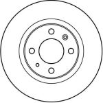 TRW Bremsscheibe DF2577 TRW Bremsscheibe DF2577
