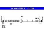 ATE Bremsschlauch 24.5111-0375.3 ATE Bremsschlauch 24.5111-0375.3