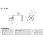 Bosch Starter 0 986 010 530 Bosch Starter 0 986 010 530