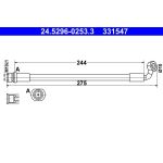 ATE Bremsschlauch 24.5296-0253.3 ATE Bremsschlauch 24.5296-0253.3