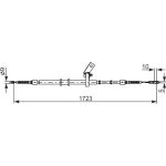 Handbremsseil li 1987482268 Handbremsseil li 1987482268