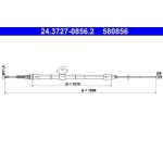 ATE Handbremsseil 24.3727-0856.2 ATE Handbremsseil 24.3727-0856.2