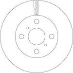 TRW Bremsscheibe Toyota Corolla 1.4-1.8 91-02 DF7114 TRW Bremsscheibe Toyota Corolla 1.4-1.8 91-02 DF7114