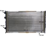 CR 1535 000S MAHLE Motorkühler / Wasserkühler CR 1535 000S, Schaltgetriebe, Netz 628 x 377 x 23 mm – u. a. für VW Polo III Classic (6V2), VW Variant (6V5), VW Caddy II Großraumlimousine (9K9B) – OE Nummer 6K0121253AS - l CR 1535 000S MAHLE Motorkühler / Wasserkühler CR 1535 000S, Schaltgetriebe, Netz 628 x 377 x 23 mm – u. a. für VW Polo III Classic (6V2), VW Variant (6V5), VW Caddy II Großraumlimousine (9K9B) – OE Nummer 6K0121253AS - l