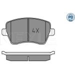 Bremsbelagsatz Renault P. Clio 05-/Kangoo 08- Ko A 14/Swift/Micra/Note/Db Citan/Dokker/Duster/Logan/Lodgy/Thalia 025 239 7317/PD