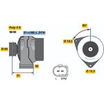 Bosch Generator 0124515130 Bosch Generator 0124515130