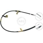A.B.S. Handbremsseil Seilzug Festellbremse K11458 A.B.S. Handbremsseil Seilzug Festellbremse K11458