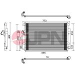 JPN Kondensator, Klimaanlage 60C9145-JPN JPN Kondensator, Klimaanlage 60C9145-JPN