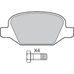 Valeo Bremsbelagsatz 598407