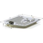 Mann & Hummel Automatikgetriebeölfilter PKW H 2522/1 X KIT Mann & Hummel Automatikgetriebeölfilter PKW H 2522/1 X KIT