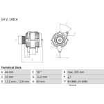 Lichtmaschine 0 986 049 231