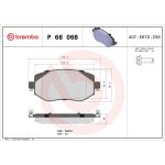 BREMBO Bremsklötze VA P 68 068 BREMBO Bremsklötze VA P 68 068