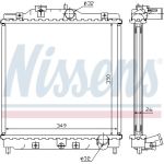 Nissens Wasserkühler PKW 63312 Nissens Wasserkühler PKW 63312