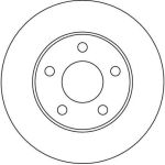 Bremsscheibe Opel P. Sintra DF4041 Bremsscheibe Opel P. Sintra DF4041