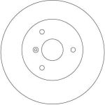 Bremsscheibe Smart P. Fortwo 07 DF4135 Bremsscheibe Smart P. Fortwo 07 DF4135