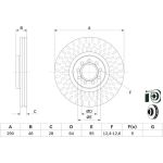 Bremsscheibe VA 0 986 479 718 Bremsscheibe VA 0 986 479 718