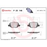 BREMBO Bremsklötze HA P 23 146 BREMBO Bremsklötze HA P 23 146