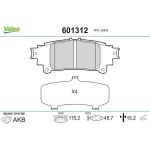 Valeo Bremsbelagsatz 601312