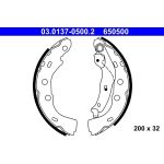 ATE Bremsbacken 03.0137-0500.2 ATE Bremsbacken 03.0137-0500.2