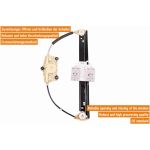 VAICO V10-8743 Fensterheber hinten rechts, ohne Motor, elektrisch VAICO V10-8743 Fensterheber hinten rechts, ohne Motor, elektrisch