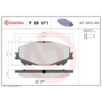 BREMBO Bremsklötze VA P 68 071 BREMBO Bremsklötze VA P 68 071