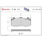 BREMBO Bremsklötze VA P 06 112 BREMBO Bremsklötze VA P 06 112