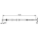 Handbremsseil li 1987482200 Handbremsseil li 1987482200