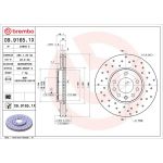 Brembo Bremsscheibe Vorderachse Xtra 09.9165.1X Brembo Bremsscheibe Vorderachse Xtra 09.9165.1X