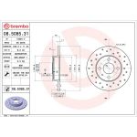 40 482 035 Bremsscheibe HA 08.5085.31 40 482 035 Bremsscheibe HA 08.5085.31
